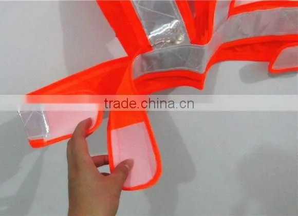 HIgh Visibility Strap Reflective Belt Vest Safety Vest For Roadaway Drivers In Neon Colors In Stock For Wholesale