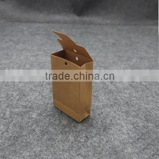 Wholesale white good quality spare button paper file bag