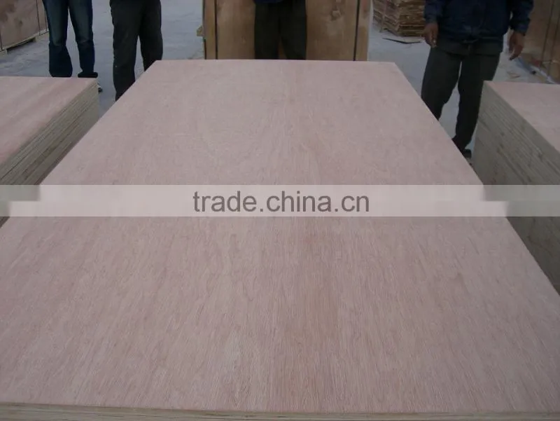 cheap 3.4mm plywood okoume face poplar core