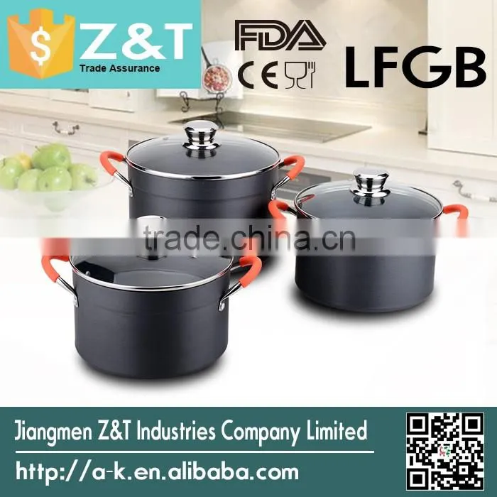 ALUMINUM DURABLE HARD ANODIZED CASSEROLE SET