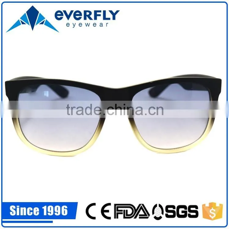 2016 fashion sunglasses double color TR90 uv400 polarized sunglasses fashion