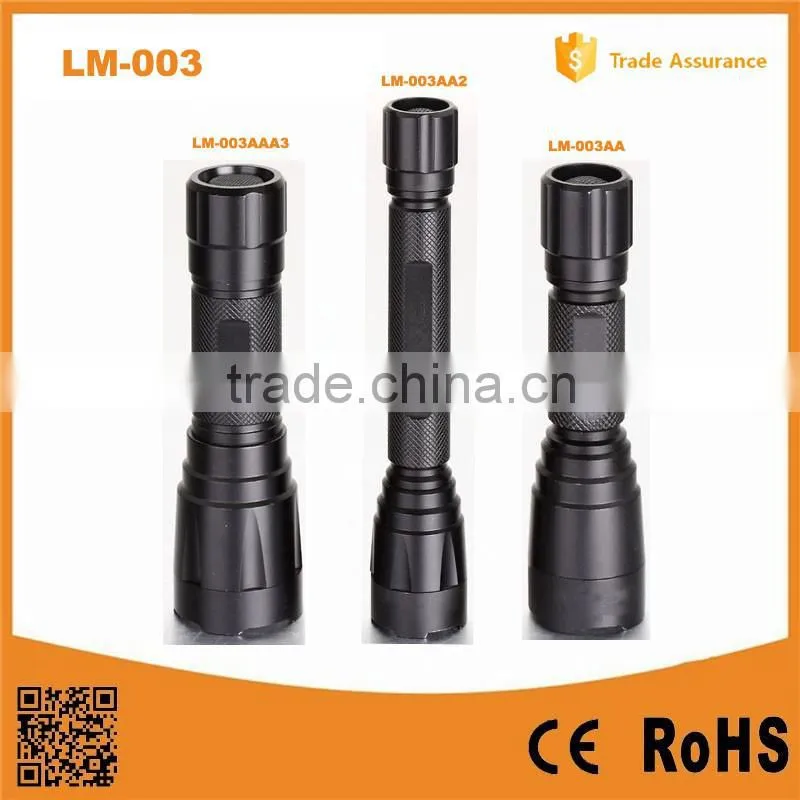 2015 Hot Sale Series Flashlight Torch C-REE XPE LED Flashlight With Dry battery