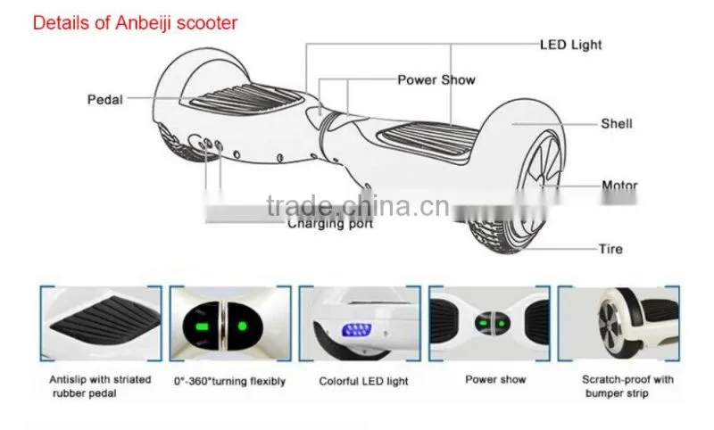 2 wheel smart mini Scooter for kids scooter