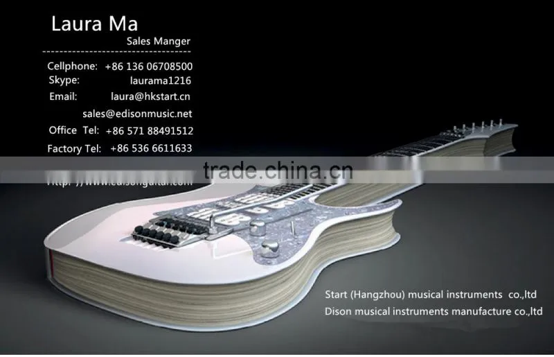 DS-EB6010 Good Quality String Instrument Electric Travel Guitar Electric