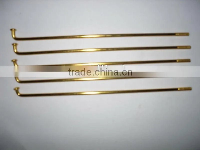 motorcycle spare parts 185mm Gold bicycle spokes