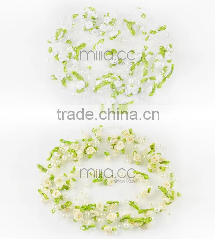 Roses Garland Wedding Decoration Pearls