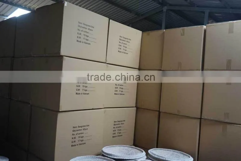 brown- natural round rattan basket - handicraft Vietnam- cheap price