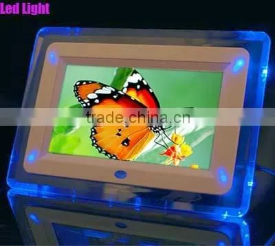 solar 40 inch digital photo frame with headphone