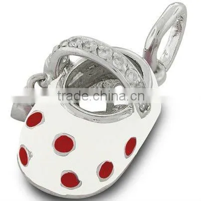 Baby shoe design 925 sterling silver pendant