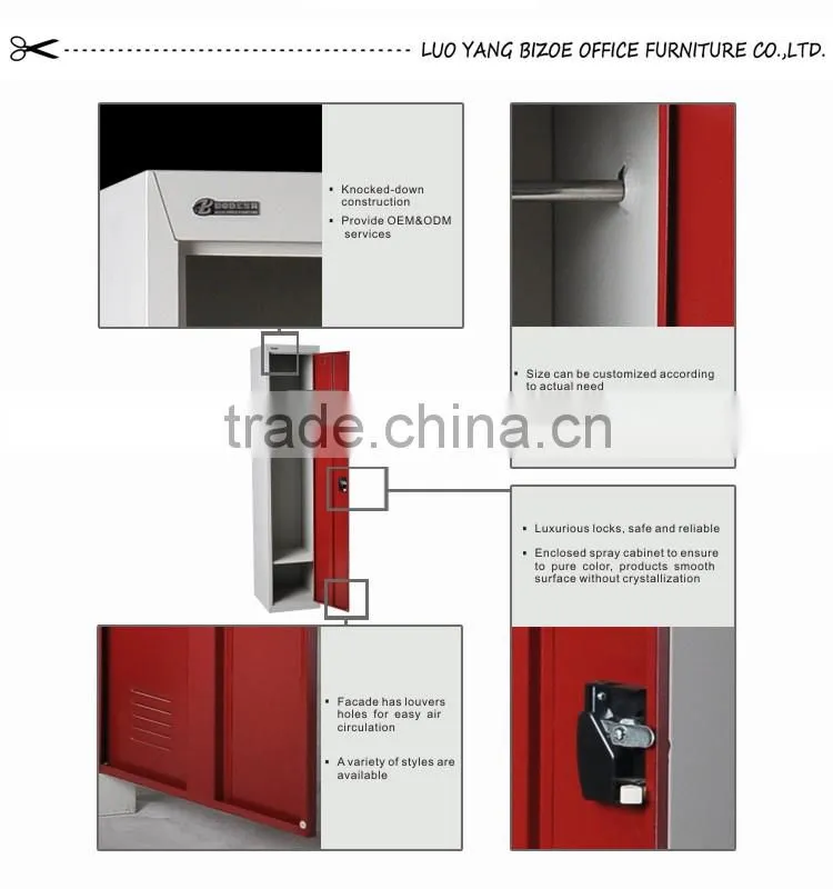 Modern furniture KD 1 tier lockers
