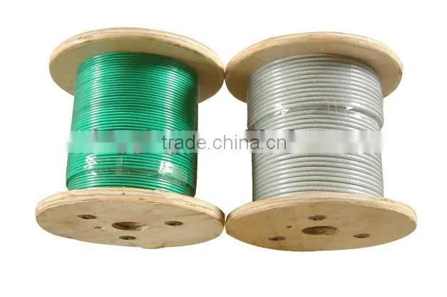 7x7 PVC Coated Galvanized steel wire rope