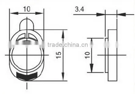 FBS1015 0.5w 8ohm small portable magnetic speakers used for electronic products (FBELE)