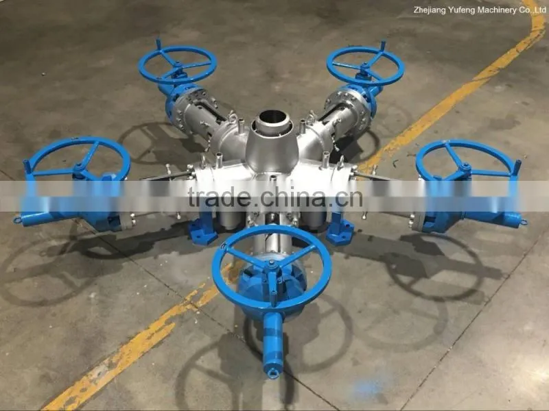 Jacket melt 6-way Valve