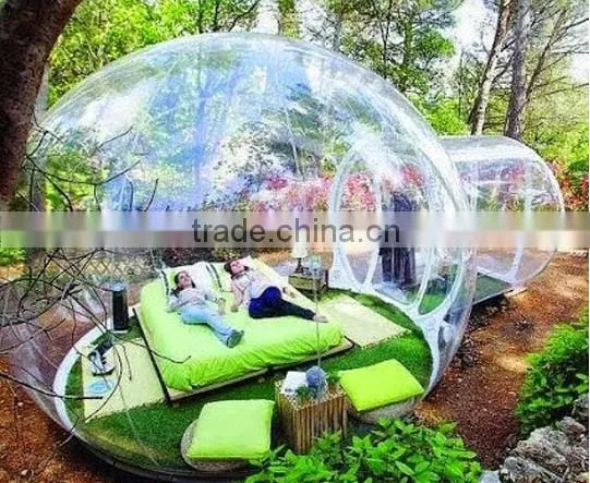 2016 New! Inflatable Transparent Bubble Tent Camping for Outdoor use