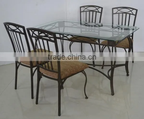 Wholesale iron steel banquet chair furniture famous design indoor wrought iron chairs for sale