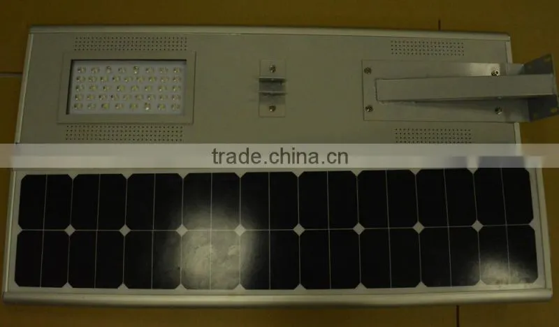 High brightness 80W LED100W PV All in one LED integrated solar street lighting