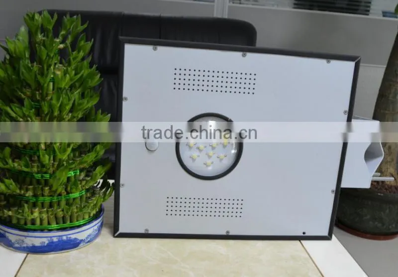 8W integrated solar LED garden lamp