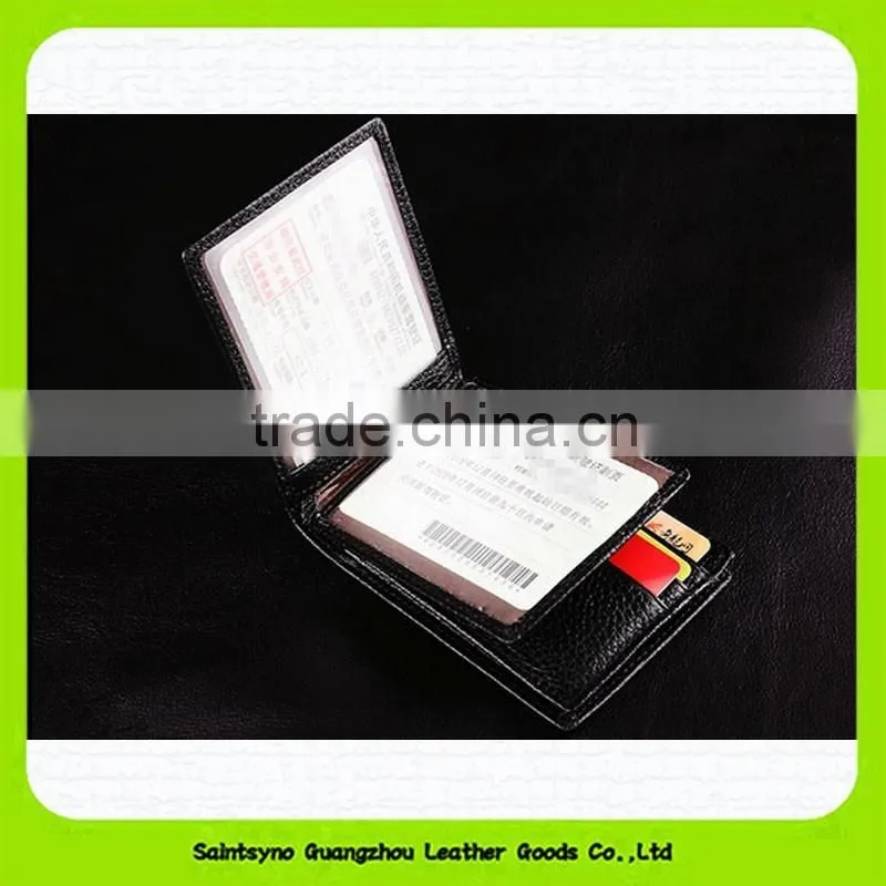 15021 High quality leather driver license holder