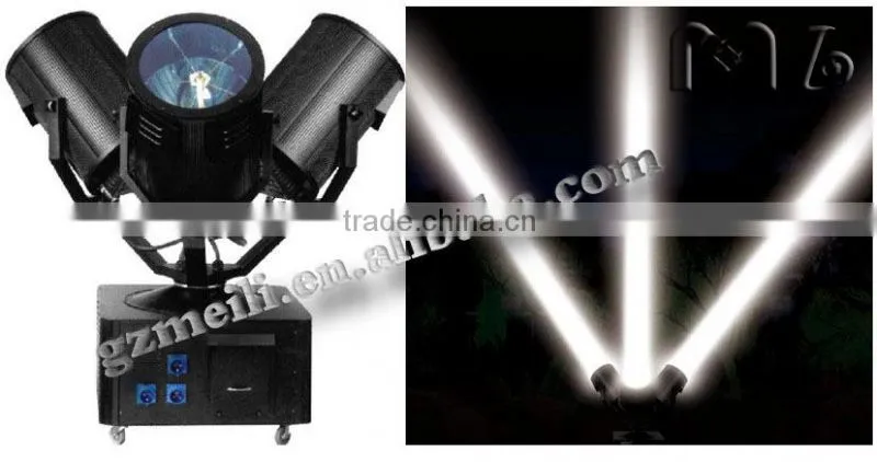 outdoor three heads sky searchlight