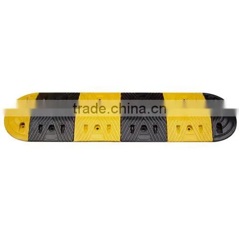 rubber speed bump for traffic safety