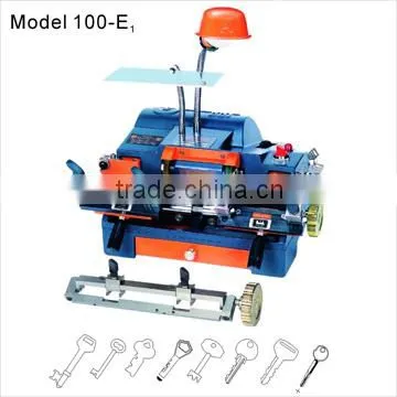High quality Model 100-E1 car key cutting machine with external cutter for duplicate key cutting machine