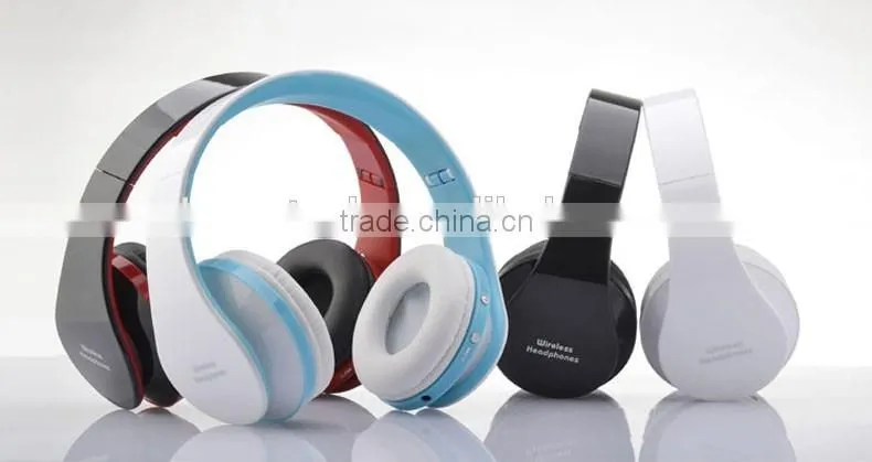 Hot sale portable foldable wireless bluetooth 3.0 stereo headphone for laptop computer