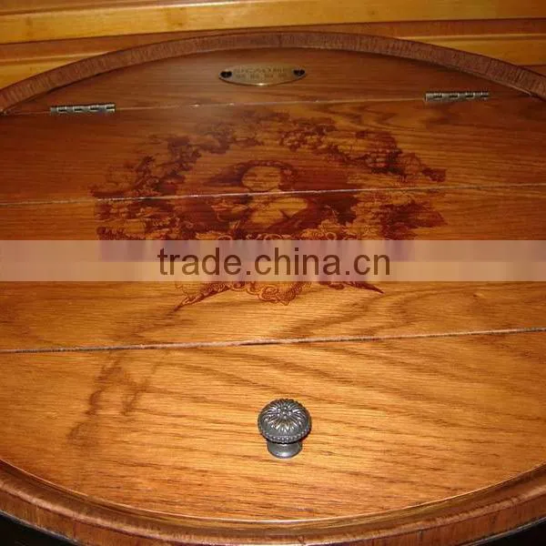 Semiconductor Electric Refrigerator Wine Cooler Wood Barrel Cooler Fridge for Wines and Beers