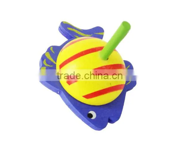 cheap promotional classic toy wood spinning top