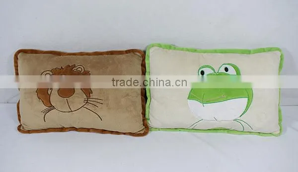 Fashion plush embroidered cushions design