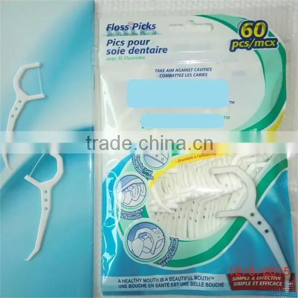PTFE floss thread Dental Floss Picks