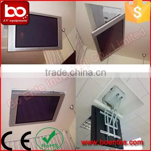 Conference TV System for Motorized Flip Down Type TV Lift Mechanism with Remote Control