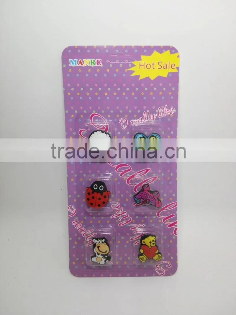 PVC Accessories Buckle For Shoe , Shoe Accessories Shoe Decoration