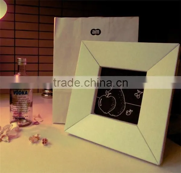 Bespoke recycled paper a4 letter size photo frame with wholesale price