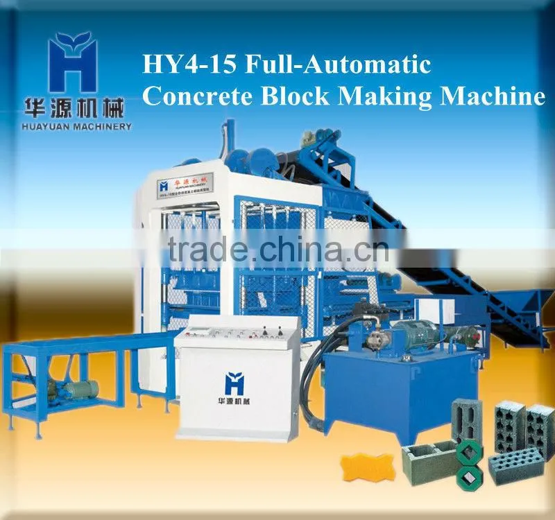 QT4-15 Unfired block building machine