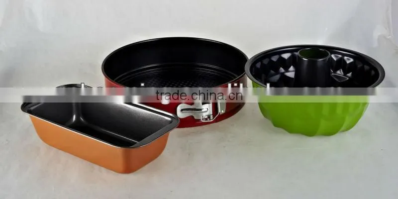 bakeware : rectangular pan , grill pan , loaf pan