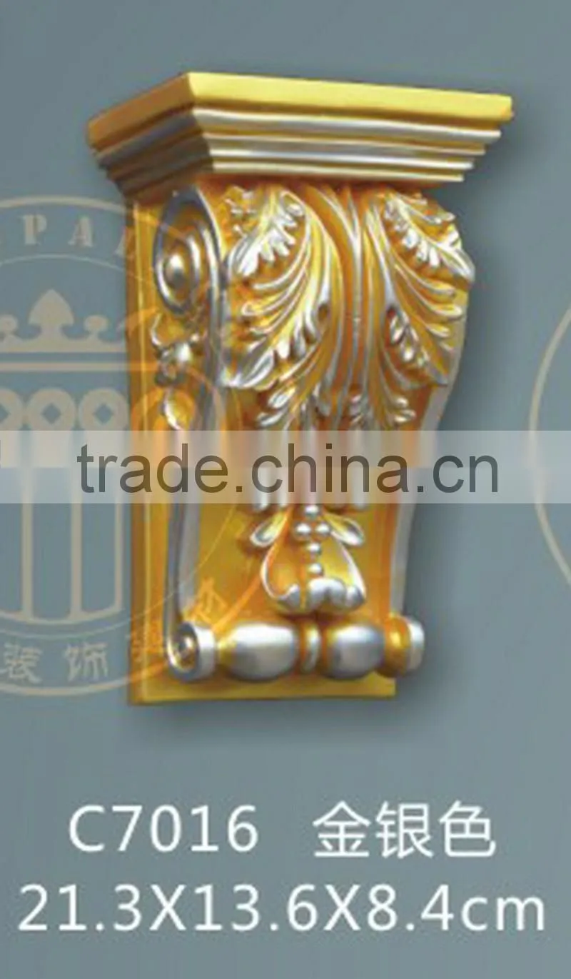 2016 top selling decorative pu corbel moulding