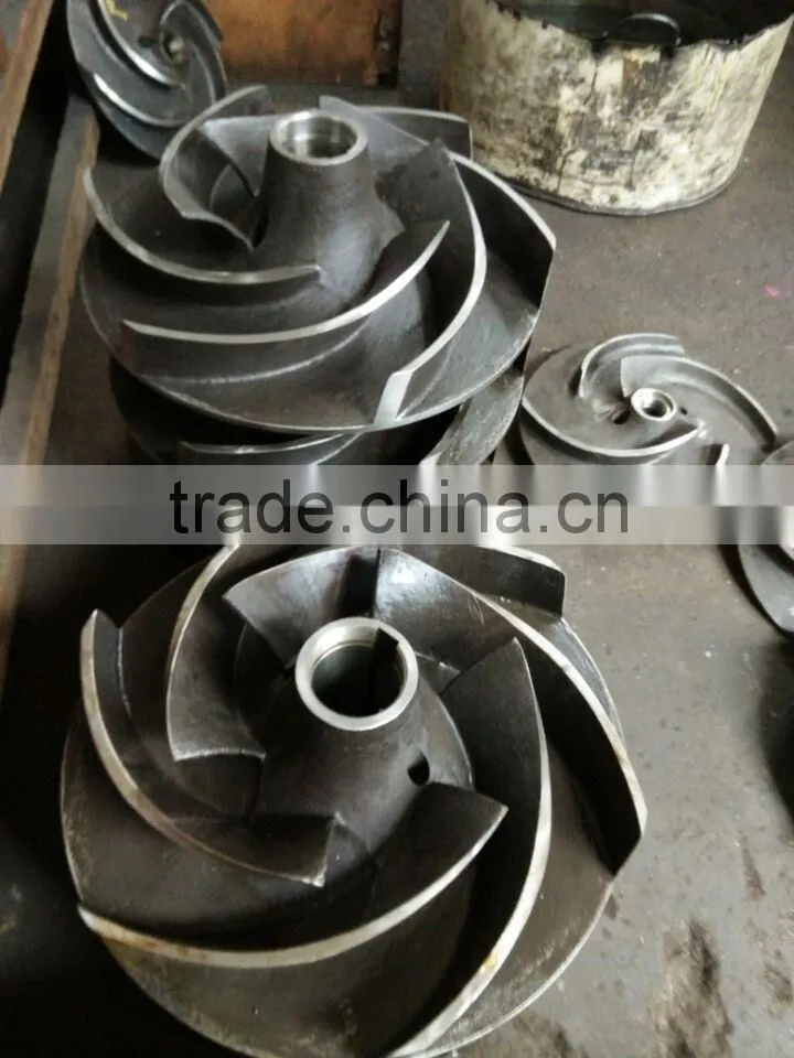 Paper Pump impeller 3DD High Cr 30 % precision sand casting