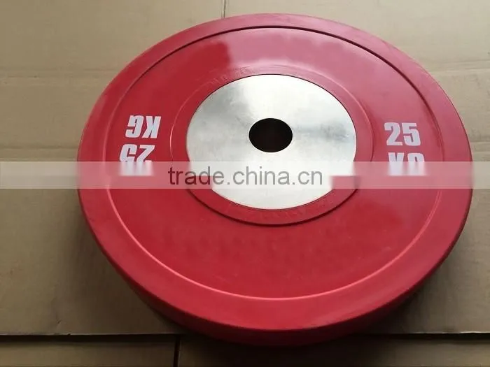 10KG Green Colour Competition Weightlifting Bumper Plates