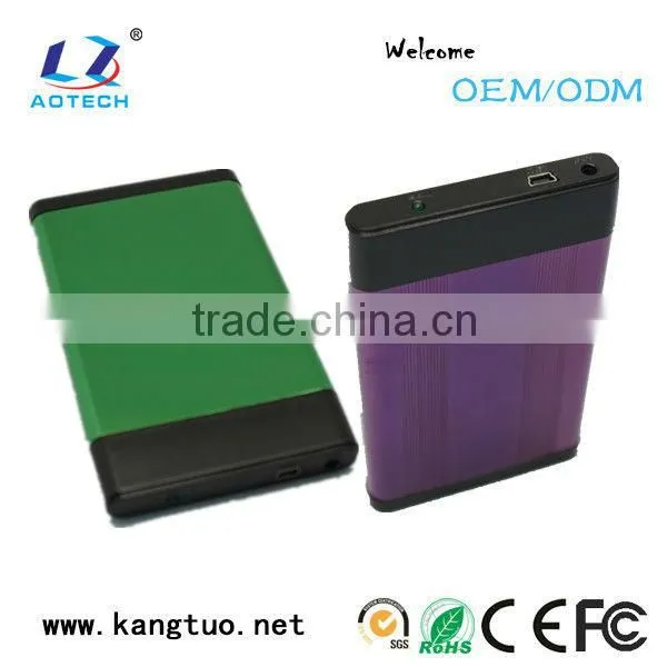 SATA interface Aluminum 2.5" HDD Enclosure