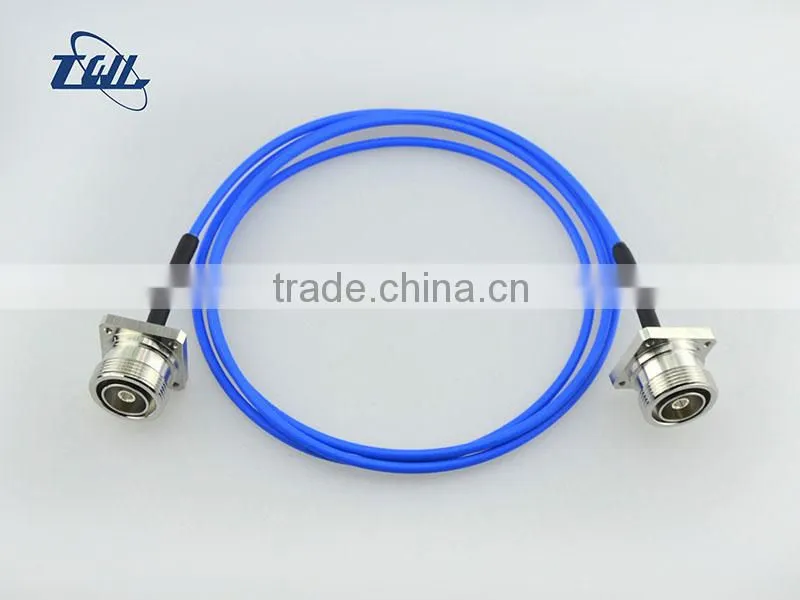 4.3-10 Connector Cable Assembly RF Coaxial 4 Hole 4.3-10 Connector