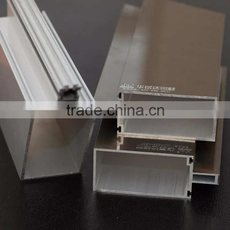 Curtain wall aluminium profiles