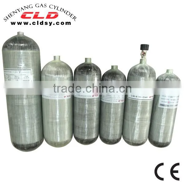Chinese Fully wrapped carbon-fiber aluminum lined gas cylinders for fire fighters