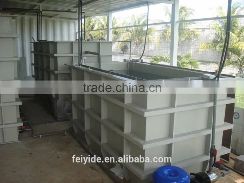 Feiyide Anti-corrision PP Screw Galvanizing Machine with Electroplating Tank