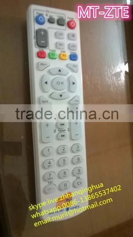 High Quality White 42 Keys Network set-top box remote control for Guangzhou Boluo,remote network box with Learning/copy