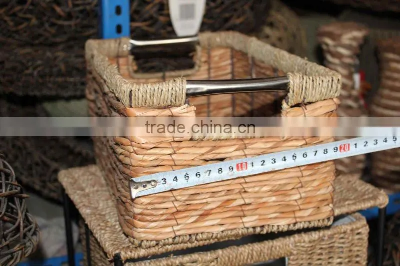 Plant Plaiting Garden Basket with handle