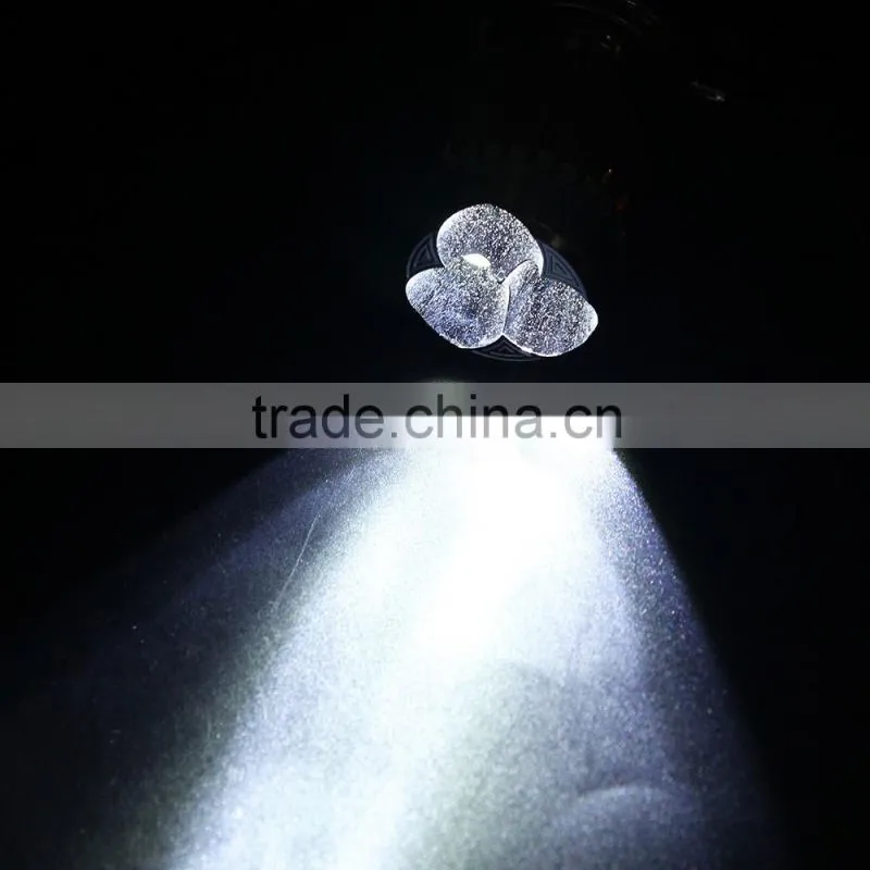 H6 motorcycle led strobe light 9W with high/low beam led motorcycle lights