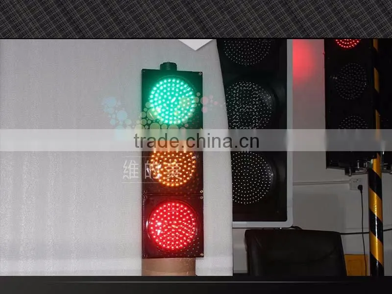 High quality 3 units 200mm crossing road traffic signal light
