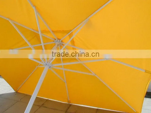 Square advertising sun parasol