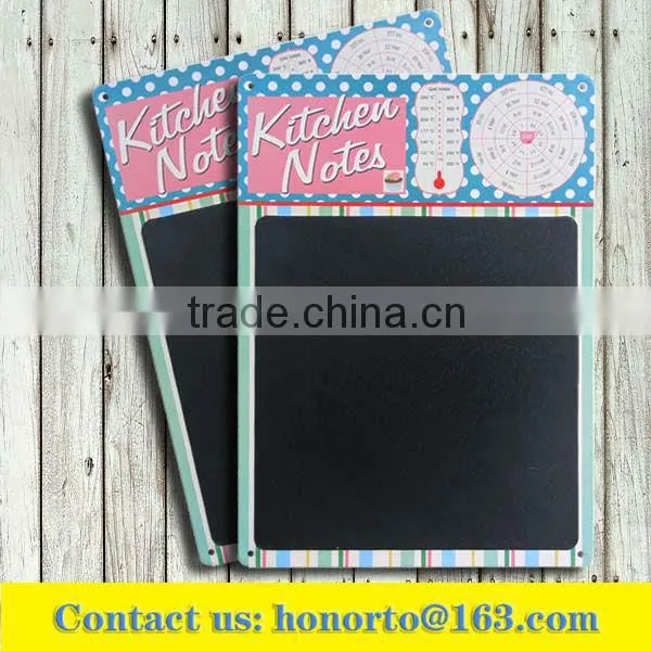 Metal blackboard tin beer signs