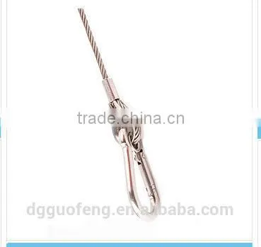7*7 / 1*19 Galvanized Single Leg Eye and Eye Wire Rope Sling